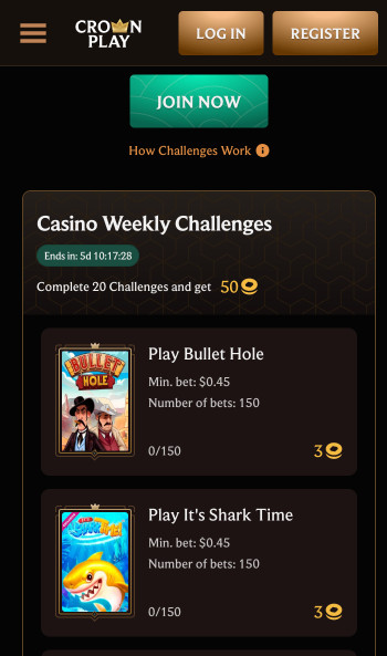 Crownplay weekly challenges