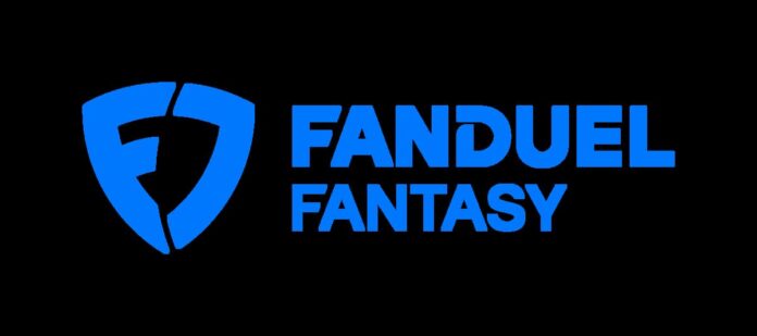 FanDuel Faces New DFS Class Action in California as Litigation Wave Expands FanDuel Fantasy logo in bright blue on a black background, featuring the stylized F shield icon.