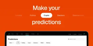 Gemini Enters Prediction Markets as Sector Rapidly Expands Screenshot of Gemini’s prediction markets platform showing crypto-based event contracts, including Bitcoin, Ethereum, and XRP price outcome markets.
