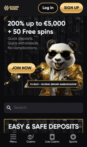 Golden Panda homepage