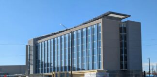 Hollywood Casino Aurora Nears Completion as Penn Moves Second Illinois Casino Inland Exterior view of the new Hollywood Casino Aurora land-based casino under construction near Interstate 88 in Illinois