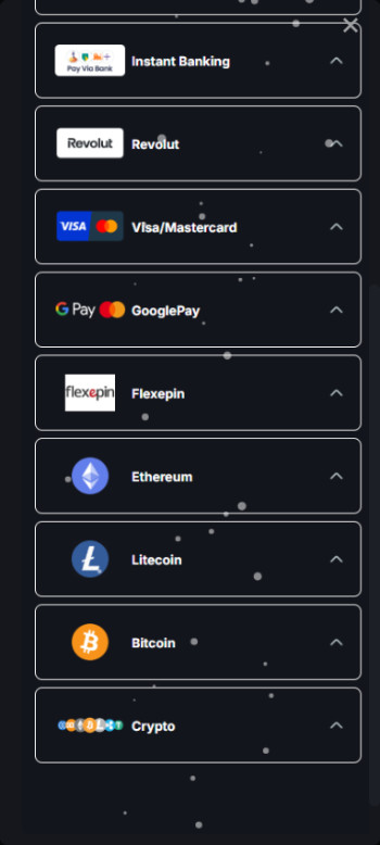 instant casino deposits methods