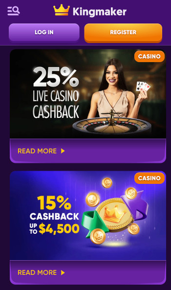 Kingmaker promotions page