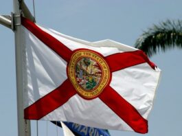 SGLA Pushes for Sweepstakes Casino Legalization in Florida Despite Major Barriers The Florida state flag waving against a blue sky