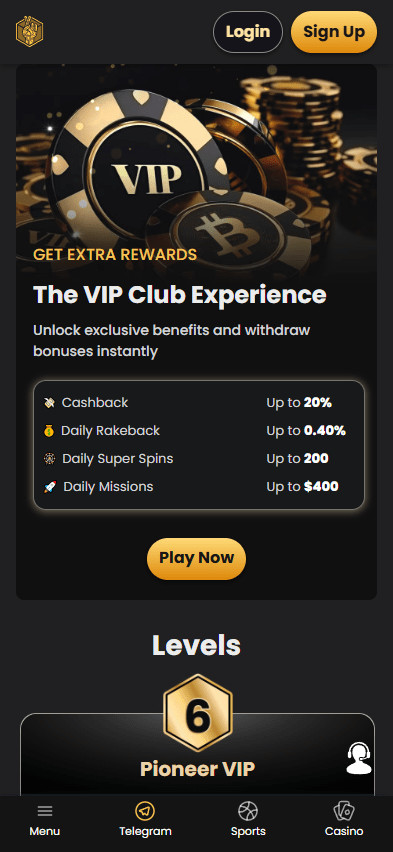 Lucky Block VIP bonuses