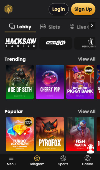 Lucky Block game lobby