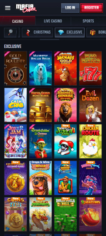 mafia casino exclusives