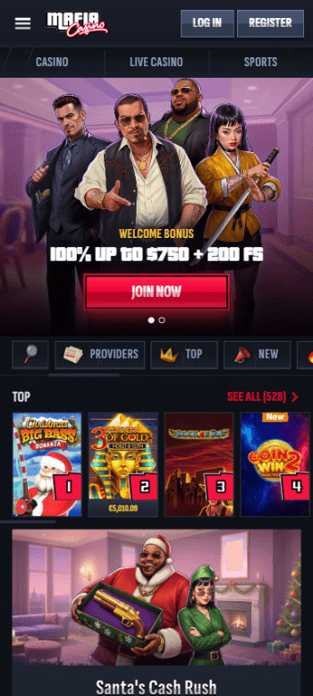 mafia casino homepage