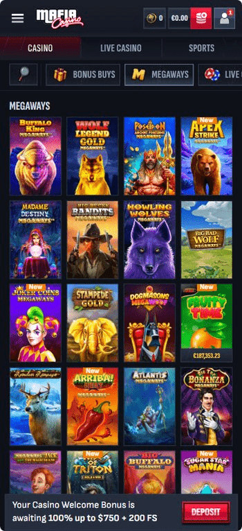 Mafia Casino megaways pokies