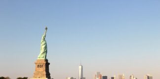 When New York City’s Three Approved Casinos Will Open — and What to Expect at Launch The Statue of Liberty with the Manhattan skyline visible across New York Harbor