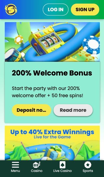Samba Slots promotions page