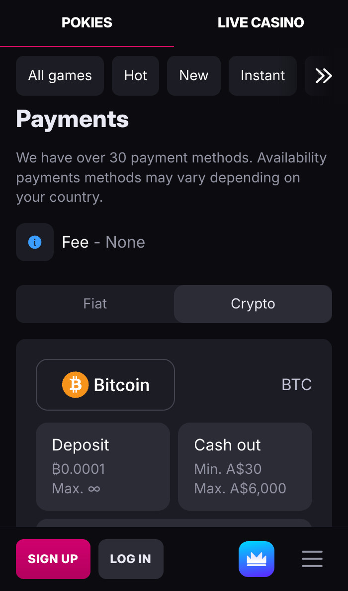 SkyCrown payments
