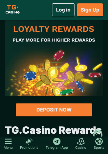 TG.Casino loyalty rewards