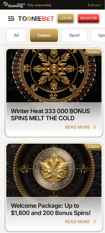 Tooniebet gigadat casino promos and bonuses