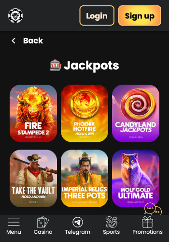 WSM Casino jackpot pokies
