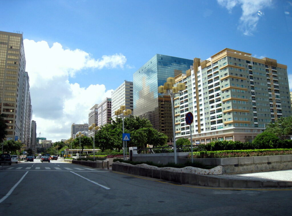Macao’s New Port Area.