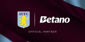 End of an Era: Betting Companies Hit Closing Stretch as Front-of-Shirt Sponsors in Premier League Aston Villa jersey with Betano as front-of-shirt sponsor