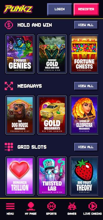 Casino Punkz slots