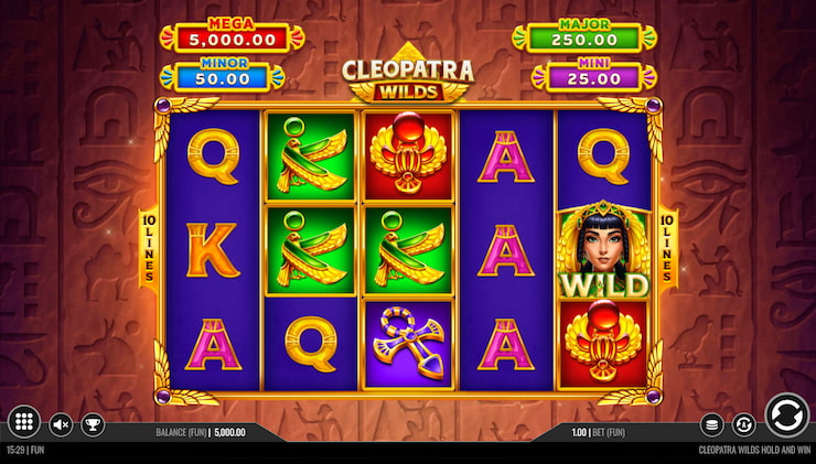 Cleopatra Wilds Slot