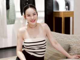 The Thai actress Ning Panita Tumwattana.