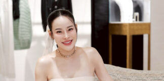 The Thai actress Ning Panita Tumwattana.