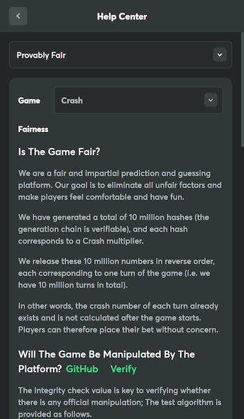 Provably Fair Blockchain Technology