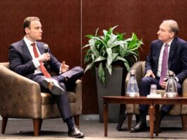 Michael Selig speaks during a public discussion at a CFTC event in Washington, D.C.