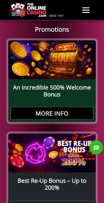 The Online Casino Promotions