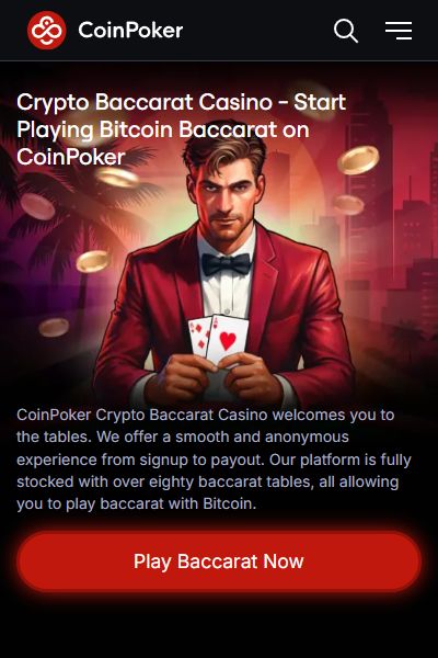 コインポーカーのオンラインカジノバカラ