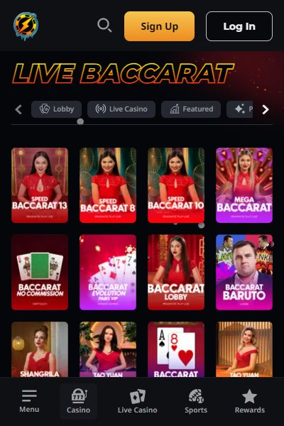 インスタントカジノのオンラインカジノバカラ