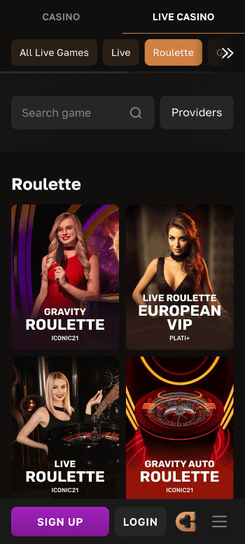 Crowngold roulette options