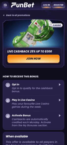 Funbet roulette casino promotions