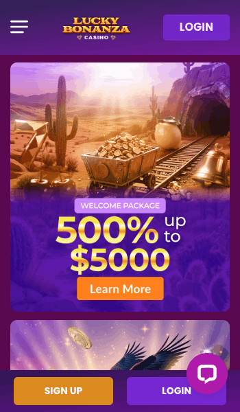 Lucky Bonanza welcome bonus