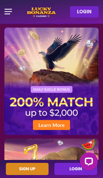 Lucky Bonanza daily bonus