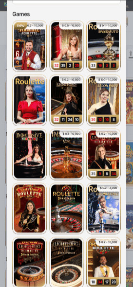 Tooniebet Live dealer casino