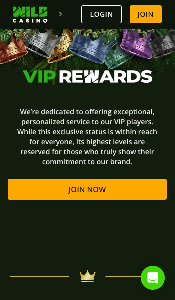 Wild casino VIP rewards