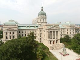 Indiana Legislature Passes Sweepstakes Casino Ban, Sending Bill to Governor for Signature Indiana Statehouse in Indianapolis