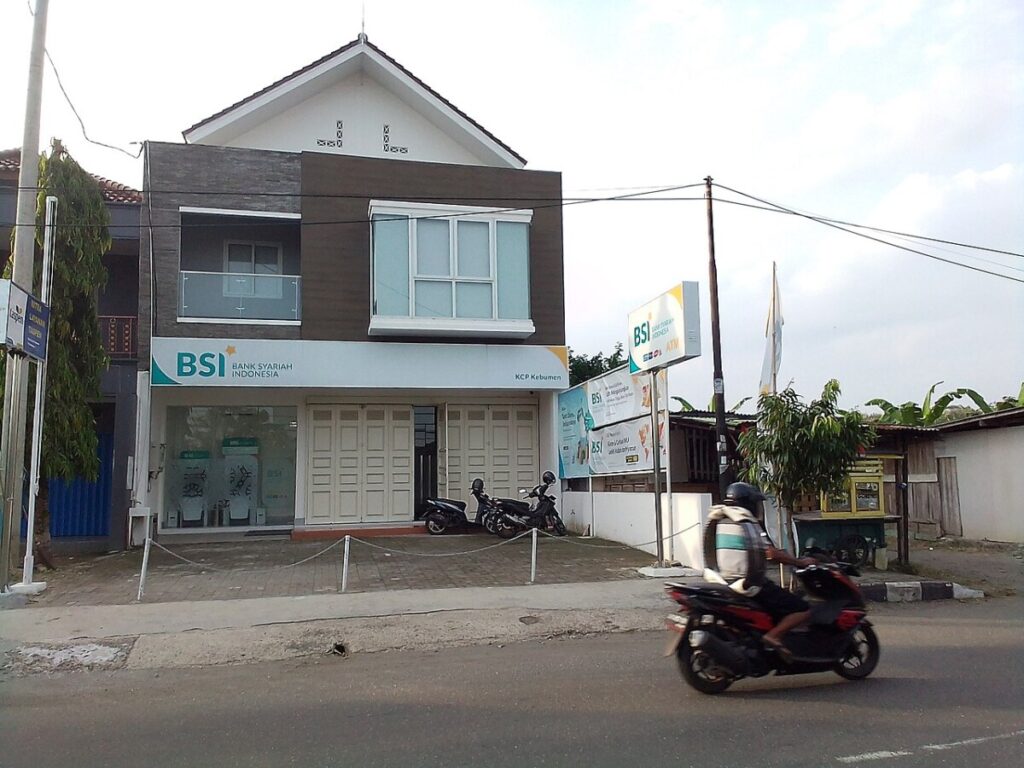 A branch of the Indonesian bank Bank Syariah Indonesia.
