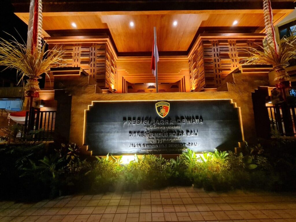 The headquarters of the Bali Regional Police’s Cyber Directorate.