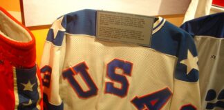 USA vs. Slovakia Men’s Olympic Hockey Semifinal Odds, Predictions, Picks for Friday, February 20 Team USA jersey