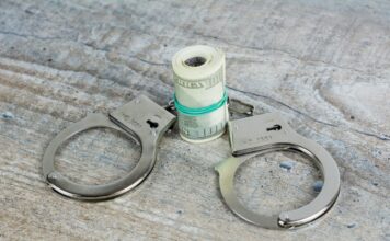 Russian Anti-Corruption Chief Allegedly Took Bribes From Illegal Casino & Gambling Den Operators Handcuffs and cash