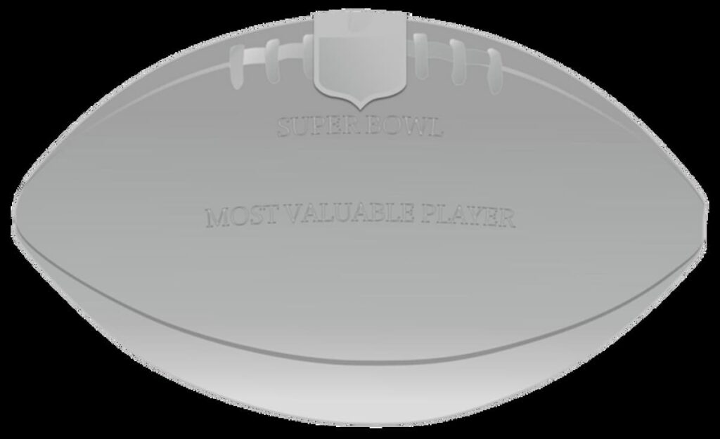 Super Bowl MVP Trophy rendering