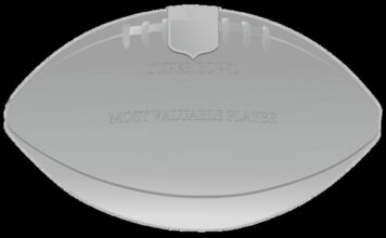 Super Bowl MVP Trophy rendering