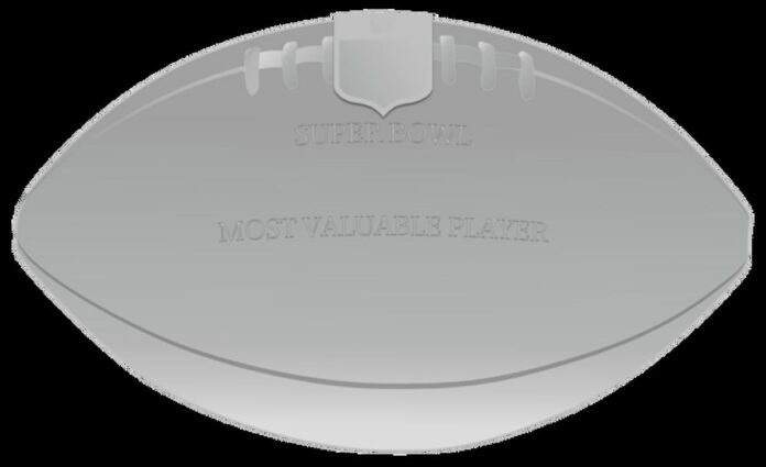 Super Bowl MVP Trophy rendering