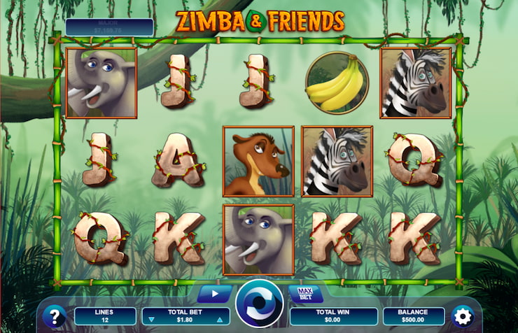 Zimba and Friends Slot