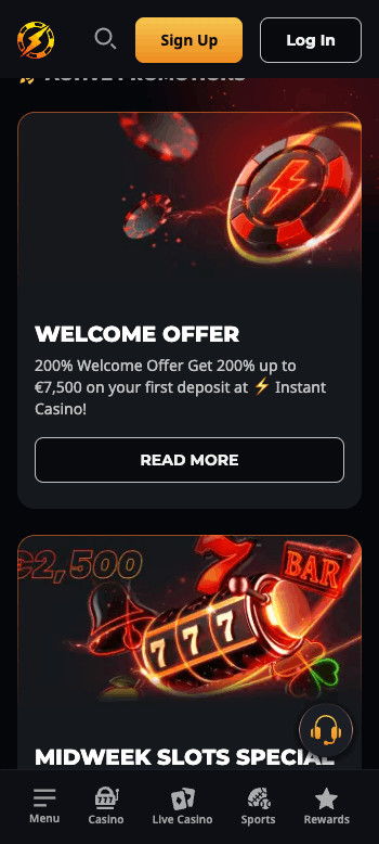 Instant Casino promotions