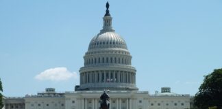 Senate Democrats Urge CFTC to Stay on Sidelines in Prediction Market Court Battles The U.S. Capitol building in Washington, D.C., seen from the west front on a clear day.