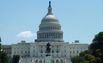 Senate Democrats Urge CFTC to Stay on Sidelines in Prediction Market Court Battles The U.S. Capitol building in Washington, D.C., seen from the west front on a clear day.