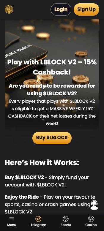 Lucky Block Lblock native token