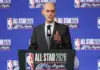 NBA: Prediction Markets No Different Than Sports Betting NBA Commissioner Adam Silver speaks during an NBA All-Star Weekend press conference.